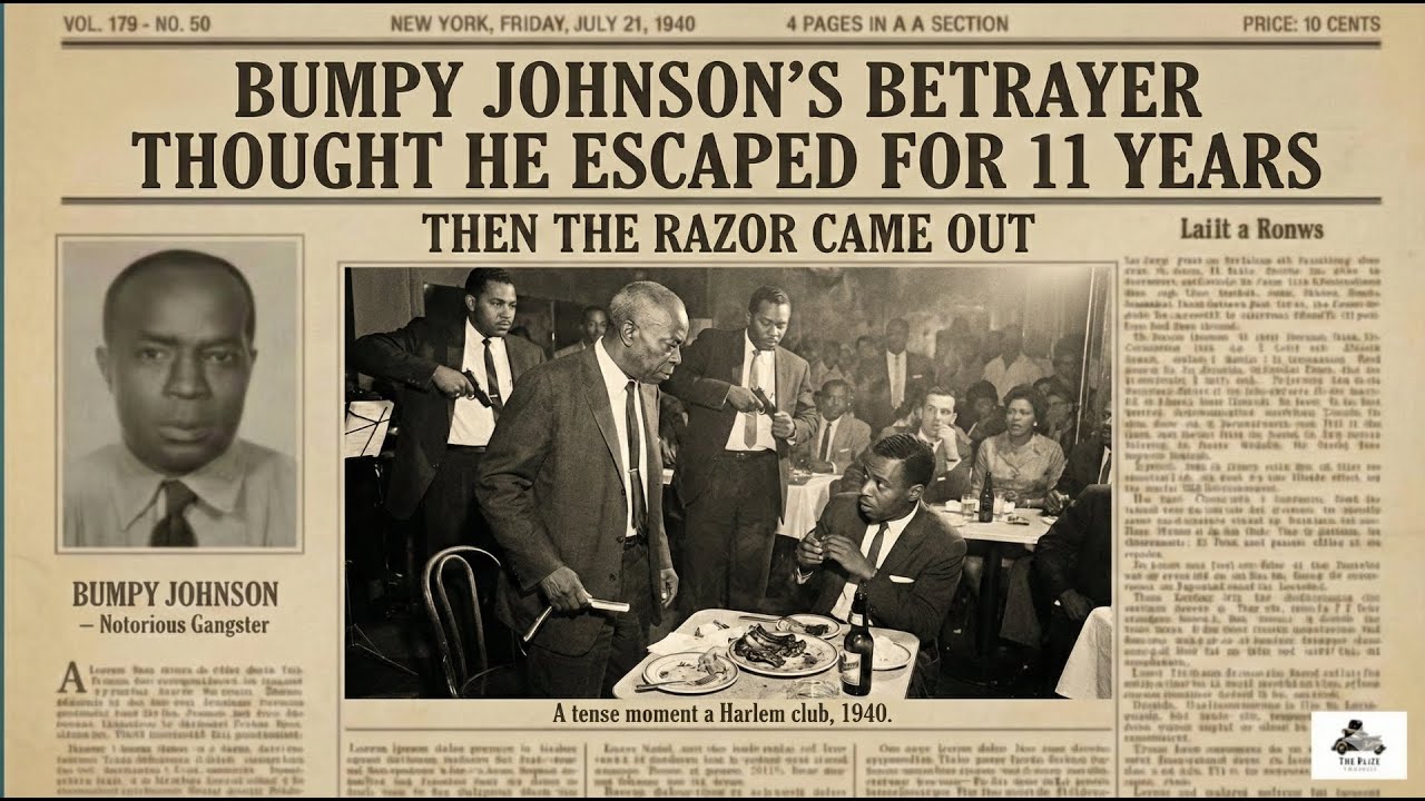 Bumpy Johnson's BETRAYER Thought He Escaped for 11 YEARS   —Then The RAZOR CAME OUT At Table 7