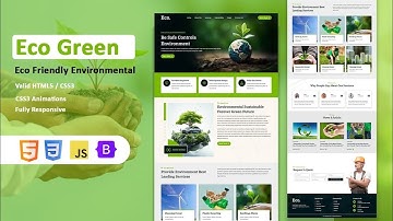 How to Build a Fully Responsive "Save Nature" Website Template with HTML, CSS & JavaScript