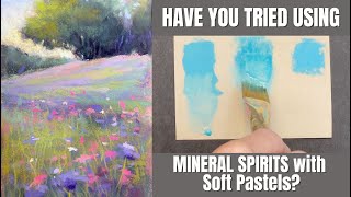 Have You Tried Using Mineral Spirits with Soft Pastels - REAL TIME Painting Tutorial screenshot 4