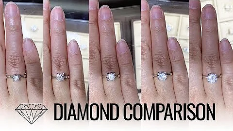 Diamond Size & Price Comparison (0.5, 0.75, 1, 1.5, 2 Carat Diamond Ring) - DayDayNews