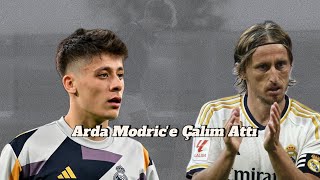 Arda Güler Real Madrid Antremanında Luka Modrice Çalım Attı Luka Modric Çok Sinirlendi