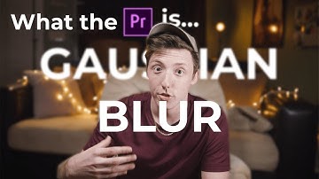PREMIERE PRO for BEGINNERS: How to Use Gaussian Blur