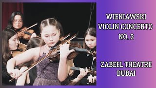 Vasilisa Sokolova (12): H. Wieniawski Violin Concerto No. 2 in D Minor, Op. 22, II and III mov.