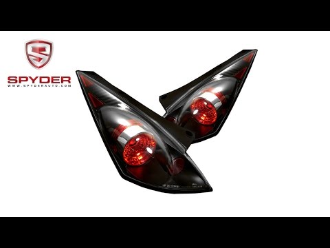 Spyder - Nissan 350Z 03-05 Euro Style Tail Lights - Black