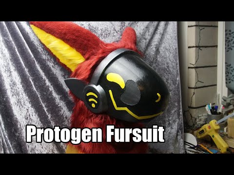 How To Make A Cheap Protogen Fursuit Head + PDF Template