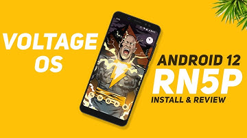 Install Android 12 | Voltage OS 1.1 Rom | Redmi Note 5 Pro | Material You | Customization