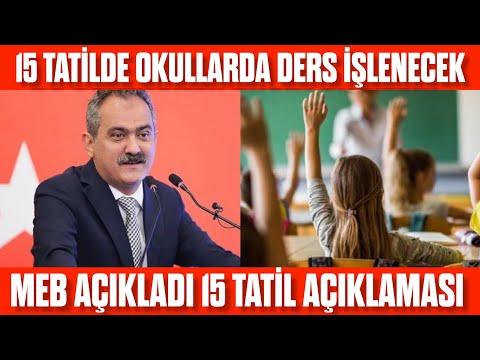 15 Tatilde okullarda ders işlenecek! Öğrenciler dikkat! MEB Açıkladı! SON DAKİKA!