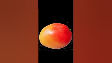 Your summer sweet. Making realistic textures for a mango 3d model #maya3d #3dmodeling