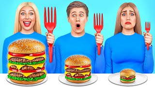 Big, Medium and Small Plate Challenge | Crazy Challenge by Multi DO