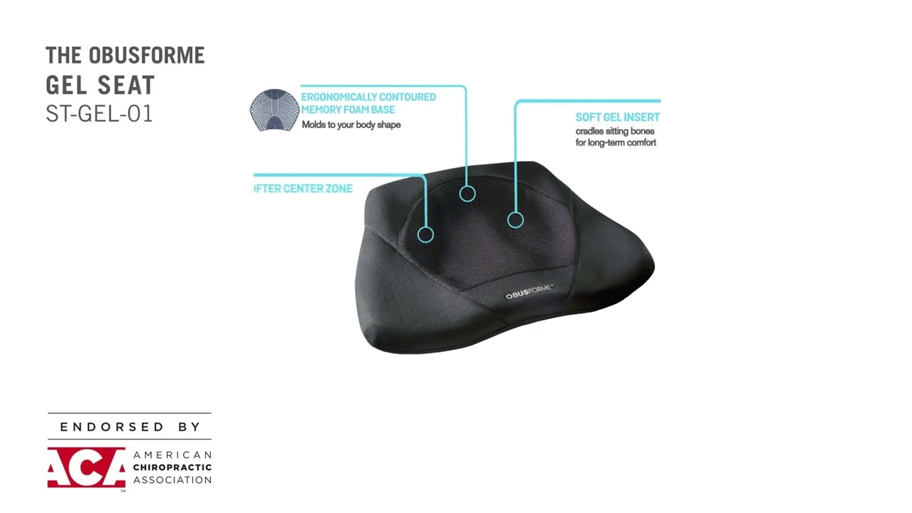 Tailbone Obusforme Gel Seat Computer Desk Buy Seat Cushion Memory