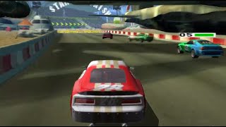 Destruction Derby Arenas PS2 All tracks gameplay 1 lap