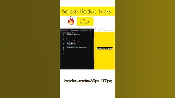 Border Radius Tricks Using CSS | Style Button Radius Css #SHORTS