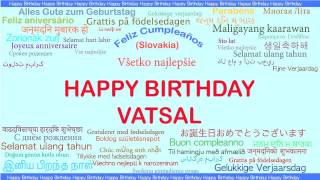 Vatsal   Languages Idiomas - Happy Birthday