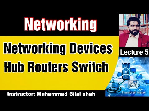 Networking Devices | Hub Switches Routers Gateways Bridges| Urdu Hindi| Lecture 5 |Exam Preparation