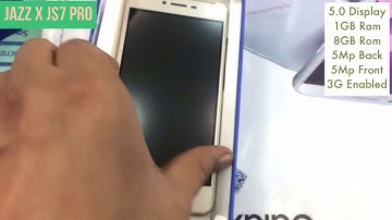 Qmobile Jazz X Js7 pro Unboxing - 2017