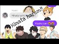 Haikyuu chats: Hinata turn into What? (Hinata harem)