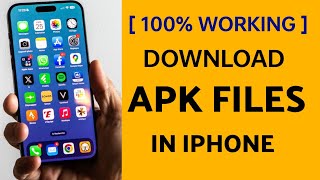 (100% working): how to download apk files on iphone | how to install apk on ios |ios 17.4