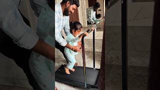 చెప్పిన మాట వినకుంటే speed పెంచెస్తా #ruthvika #cultfit #threadmill #funwithkid