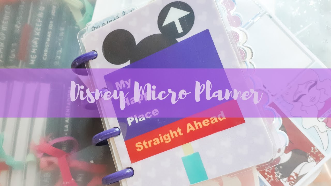 MICRO PLANNER SET UP | Disney Planner | That Pixie Planner Life