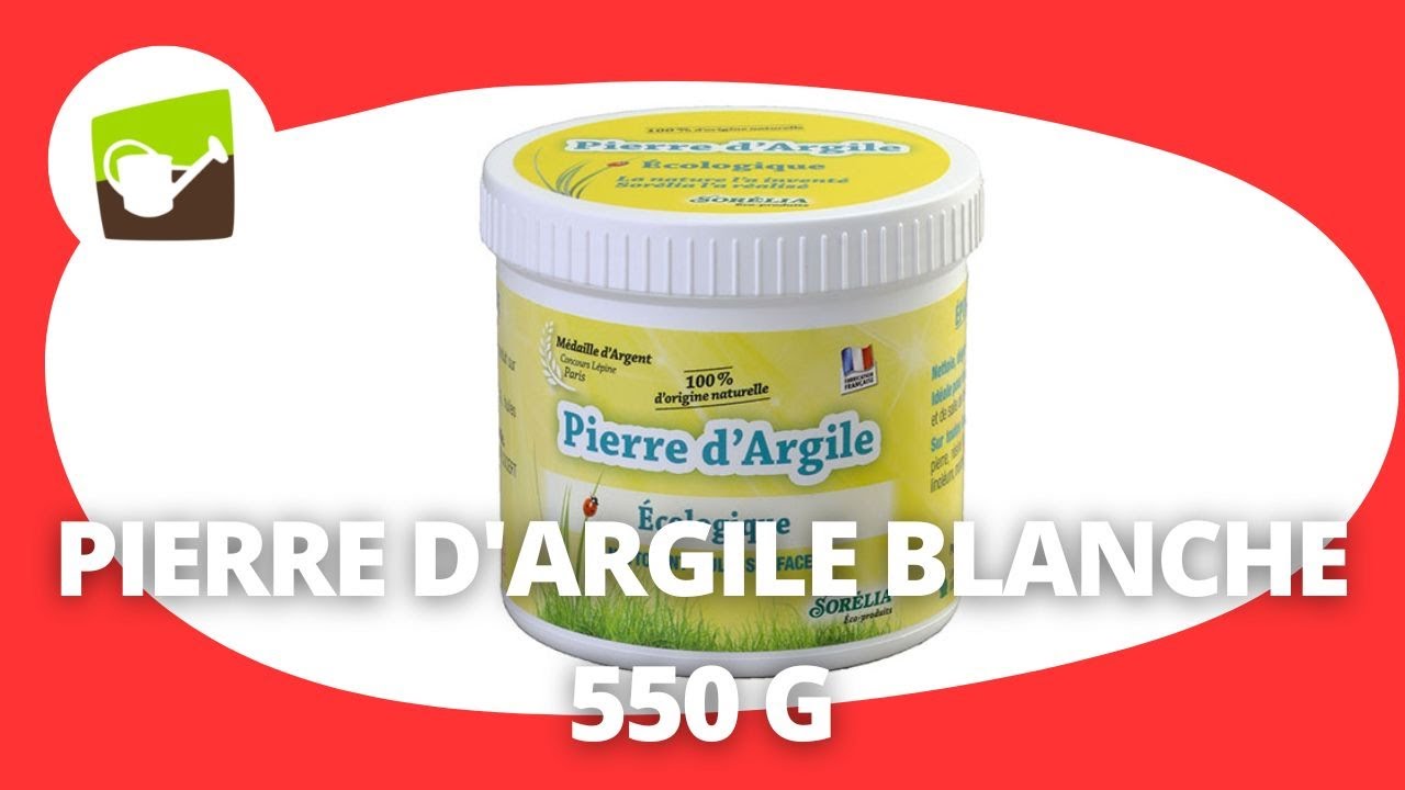 Pierre d'Argile 500 gr  Pierre Blanche Naturelle de Nettoyage et