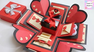 How to make Explosion box / DIY  Valentine