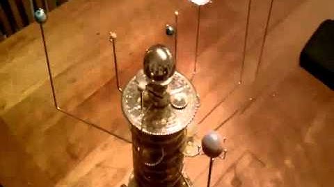 Build a Model Solar System orrery in action,orrery kit brass