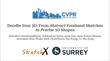 [CVPR 2024] Doodle Your 3D: From Abstract Freehand Sketches to Precise 3D Shapes