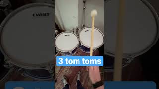 Pearl Tom toms 🥁🥁🥁 #drums #drummer