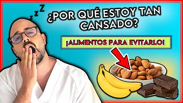 ¿Qué alimentos le hacen sentirse cansado?