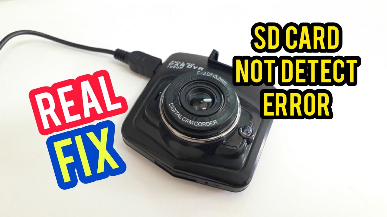 How To Fix Dash Cam Car Error Please Insert Sd Card : No Detect Sd Card (Eng)