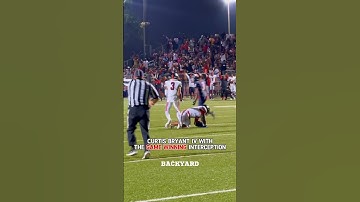 Game WINNING interception‼️👀🔥 #interception #footballplayer  #highschoolsports #highschoolfootball