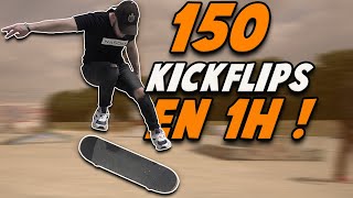 FAIRE LE PLUS DE KIKFLIPS EN 1H (5 ans sans pratiquer)