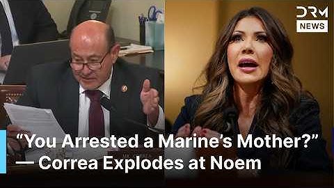 Rep. Lou Correa Clashes With DHS Secretary Noem Over Arrests of Noncriminal Immigrants | AC1G