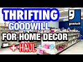 THRIFTING GOODWILL FOR HOME DECOR + HAUL! EXCITING FINDS
