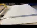 How to make a straight cut in drywall sheetrock gypsum board