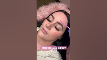 Almost 2 years later. Fully healed brows 😍 #ombrebrows #pmu #microblading #detroit