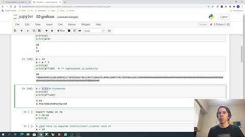 Python - Clase 02: Variables y gráficos de funciones