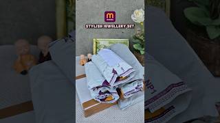 Meesho😍 Stylish Jewellery Set Haul #meeshofinds #unboxing #jewellery #shorts