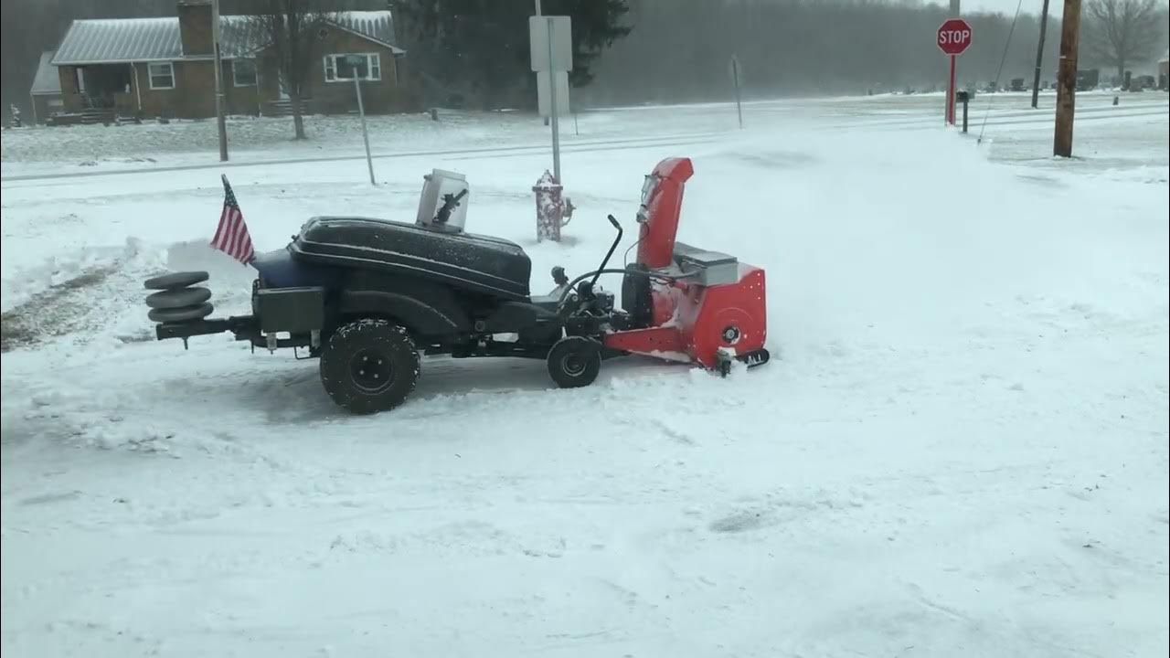 Rc zero turn mower snowblower YouTube