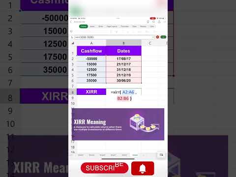 Unleashing Excel's XIRR