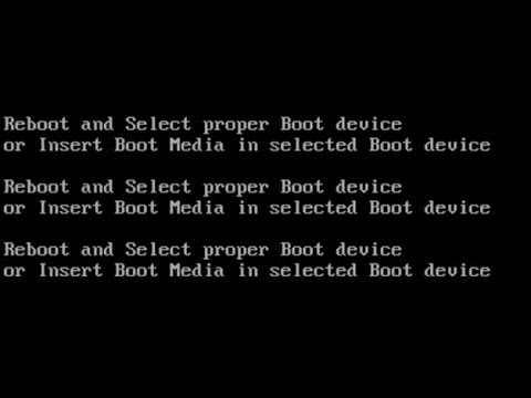 Reboot and select proper boot device fix solved 100% | Foci