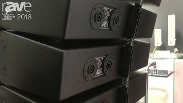 ISE 2018: Beta Three Exhibits Small Concept Line Array System