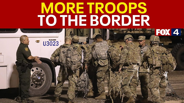 Trumps sends 1,500 more U.S. troops to the southern border