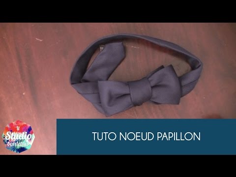 TUTORIAL NOEUD PAPILLON AVEC UNE CRAVATE - LE STUDIO BORDELAIS - YouTube