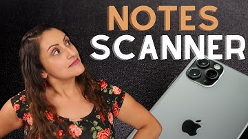 Notes scanner iPhone, Use Your iPhone to Quickly Scan Documents
