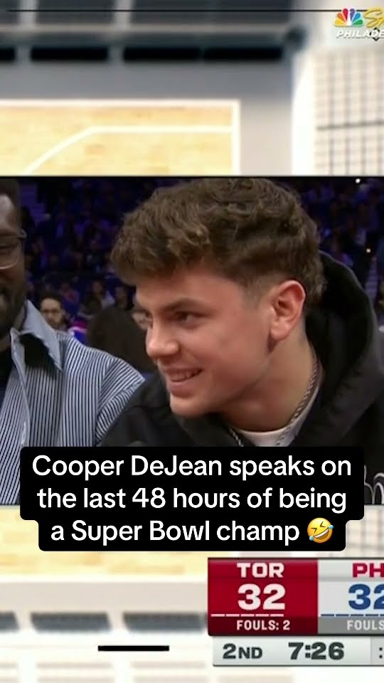 Cooper DeJean just 2 days after the Super Bowl ?