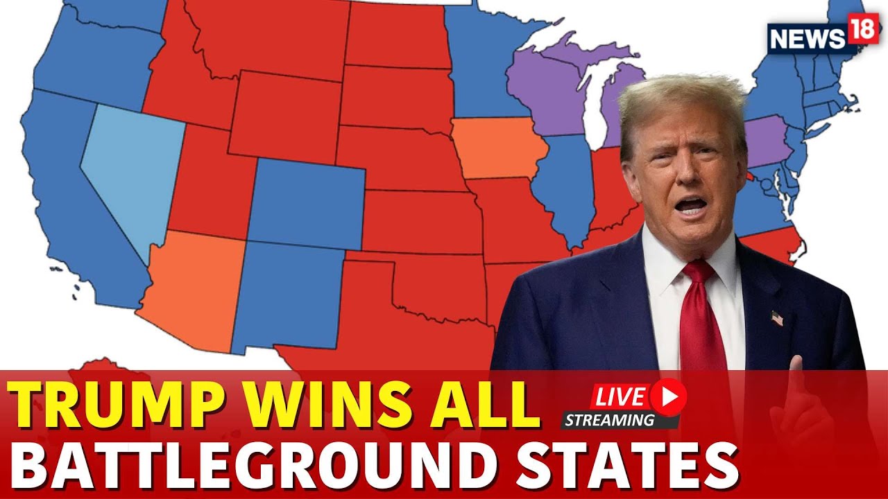 Trump Latest News | Trump Sweeps In All Swing States Live | US ...