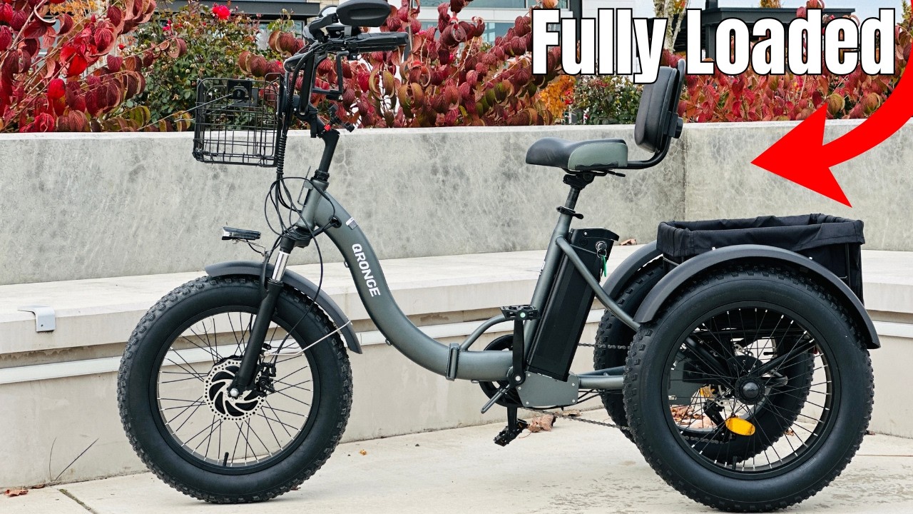 Обзор электрического трехколесного велосипеда Qronge Lava