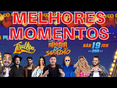 OS MELHORES E MAIS ENGRAÇADOS MOMENTOS DA LiVE ARRAIA DO SAFADÃO