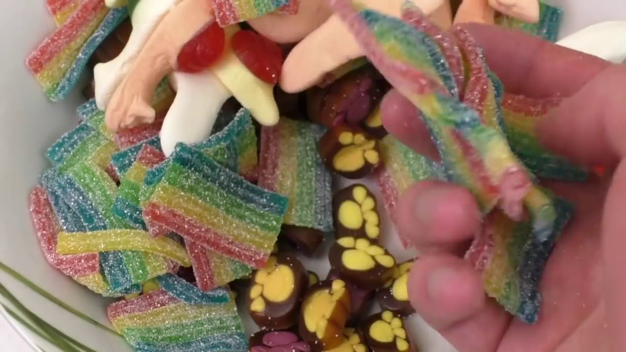 Haribo Pasta Basta Fruity Mix Haribo Snails Haribo Coala Paws YouTube